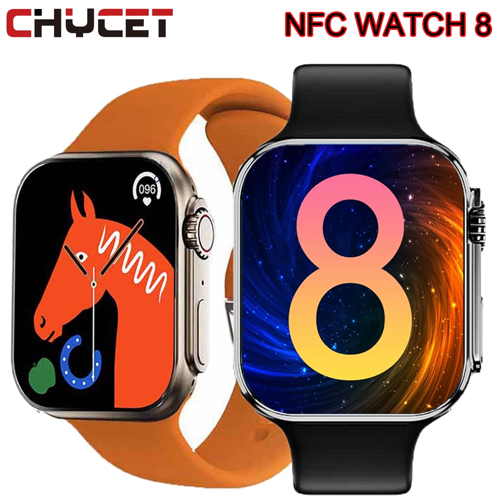 CHYCET Ʈ ġ Ʈ ø 8 NFC Smartwatch    ȭ IP67    2.0 ġ HD ȭ